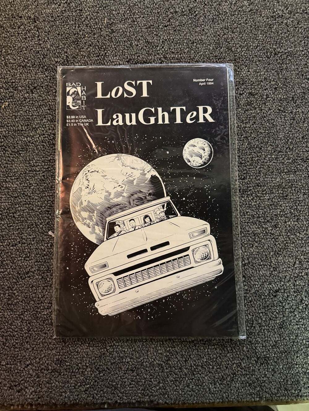 Lost Laughter Number Four April 1994 Bad Habit Comic Book